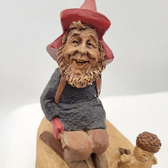 Tom Clark Walt Gnome SKIBO Skiing Gnome Figurine 1987 Signed & Numbered #22 - Picture 4 of 10